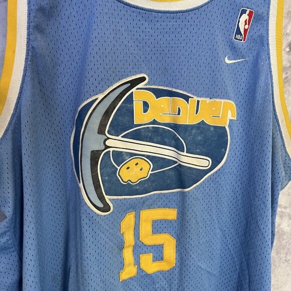 Vintage Denver Nuggets Jersey Carmelo Anthony  Mens 2XL+2 Length Nike Blue - Picture 6 of 16